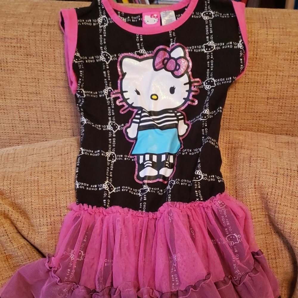 Little Girls Hello Kitty party Dress